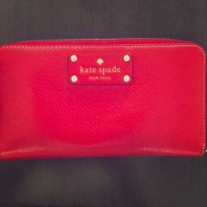 Red Kate Spade Wallet